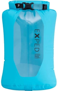 Exped Drybag Versa Clear 3L cyan
