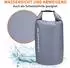 Dunlop Drybag 20L, wasserdicht, PVC, grau (Dunlop Drybag 20 Liter)