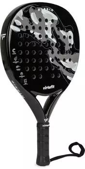 virtufit Hybrid Padelschläger Carbon EVA-Kern, schwarz/grau, 365g