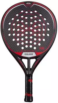 Oliver Air Max 730 Padelschl&auml;ger 350g, rund, schwarz/rot (19905)