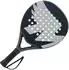 MUWO Toledo Padelschläger mit Tasche, EVA-Kern, Fiberglas, schwarz-grau
