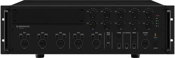 Monacor PA-6010Z ELA-Verstärker 600W 5-Kanal 10-Zonen (PA-6010Z)