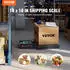 VEVOR Plattformwaage 50kg 2g Genauigkeit Digitalwaage kg/lbs/g