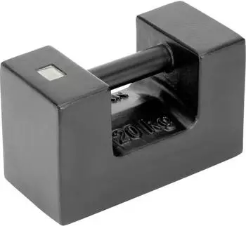 Kern & Sohn GmbH Prüfgewicht 20kg Gusseisen schwarz M3 (366-78)