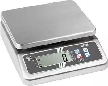 Kern & Sohn GmbH FOB 6K-3LM Tischwaage 6kg Edelstahl (FOB 6K-3LM)