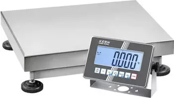 Kern & Sohn GmbH SXC 30K-3L Edelstahl-Plattformwaage 30kg, IP68, WLAN/Bluetooth (SXC 30K-3L)