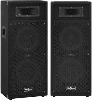 vidaXL Passive HiFi PA Stage Speakers 2 pcs 1000W (70102) Black