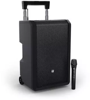 LD Systems ANNY 10 HHD B5 10" Mobiler Bluetooth PA-Lautsprecher mit Akku, Mixer und Funkmikrofon (LDANNY10HHDB5)