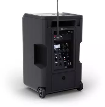 LD Systems ANNY 10 BPH B6 Mobiler Bluetooth PA-Lautsprecher mit Akku, Mixer und Headset-Mikrofon (LDANNY10BPHB6)