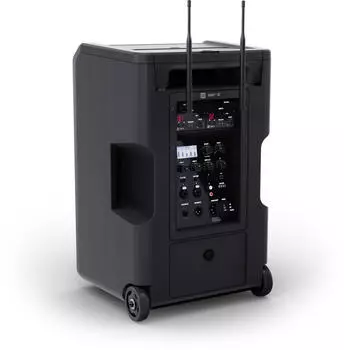 LD Systems ANNY 10 HBH 2 B5 10" Mobiler Bluetooth PA-Lautsprecher mit Akku, Mixer (LDANNY10HBH2B5)