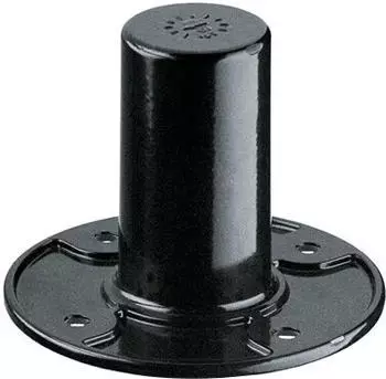 K & M Flanschbuchse schwarz (19656-000-55)