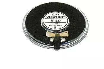 Visaton K 40 Kleinlautsprecher 1W 50 Ohm Schwarz (2841)
