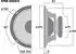 Monacor Breitbandlautsprecher 8 Zoll 20.5cm Schwarz (SPM-200X/4)