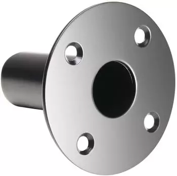Adam Hall Boxenflansch Stahl schwarz (SM700)
