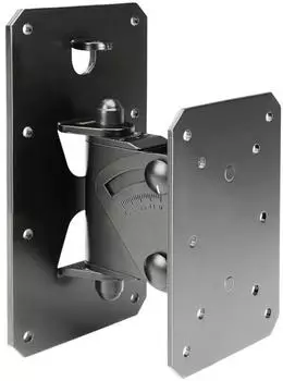 Gravity Neig- und schwenkbare Wandhalterung f&uuml;r Boxen bis 30 kg, schwarz (GSPWMBS30B)