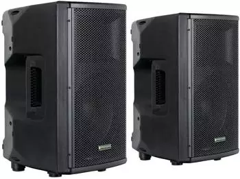 Pronomic E-210 MA Stereo-Set, 2-Wege Aktivbox, 10" Woofer, 400W, Bluetooth (00066537)
