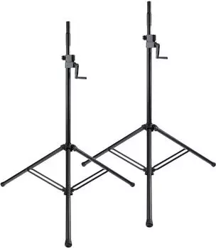 Pronomic SPS-C-10AS Lautsprecher-Stativ mit Kurbel, Aluminium, 80kg, 2er-Set (00065211)