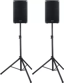 Pronomic C-212 MA Aktivbox-Set 2000W 12" mit Stativen (00066484)