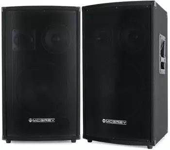 McGrey SL-12/3 DJ-Box 12" 3-Wege passiv 600W Paar (SL-12/3-Paar)