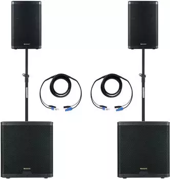 Pronomic Powerstage Concert 1812 2.2 Aktives PA-Set 2600W (00069389)