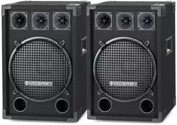 McGrey DJ-1222 PA-Lautsprecher Paar 2x 600W 30cm Subwoofer (DJ-1222)