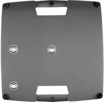 Gravity WB 431 B quadratischer Stahl-Standfuß M20, schwarz (GWB431B)