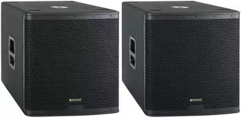 Pronomic C-118SA Aktiv-Subwoofer 18" 800W RMS 2er-Set (00081339)