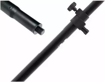 Pronomic Verstellbares Distanzrohr für PA-Lautsprecher M20/35mm Flansch, schwarz (00056569)