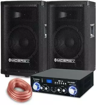 McGrey PowerDJ-1000 PA-Komplettset 600W Bluetooth (00040445)