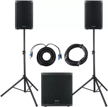 Pronomic Powerstage Concert 1812 2.1 Aktiv-PA-Set 1800W (00069388)