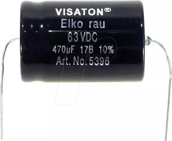Visaton Tonfrequenz-Elko bipolar 22µF 63V (5381)