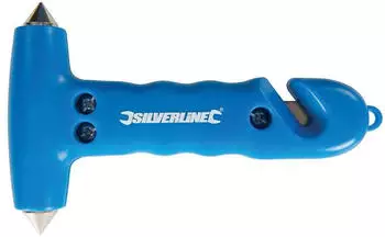 Silverline Tools Nothammer mit Gurtschneider (395235)