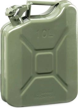 Walser Benzinkanister Metall 10L olivgrün (16392)
