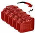 B+W Benzinkanister Metall 10 L mit Ausgießer Rot RAL 3000 (mit Ausgießer) und UN-Zulassung Rot RAL 3000