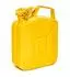 B+W Benzinkanister Metall 5 Liter (nach NATO Standard) und UN-Zulassung Gelb RAL 1018