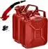 B+W Benzinkanister Metall 2x 5 L mit Ausgießer Rot RAL 3000 (mit Ausgießer) und UN-Zulassung Rot RAL 3000