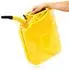 B+W Ausgießer flexibel für Metall Benzinkanister 5/10 / 20 Liter 25cm Flex Spout inkl. Halterung für - Gelb RAL 1018