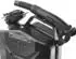 B+W Benzinkanister Metall 5x 5 Liter mit Ausgießer Schwarz RAL 9005 und UN-Zulassung 0,9mm Stahl nach DIN 7274