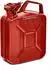B+W Benzinkanister Metall 3x 5 Liter Rot RAL 3000 und UN-Zulassung 0,9mm Stahl nach DIN 7274 für Benzin Diesel E10 2-Takt