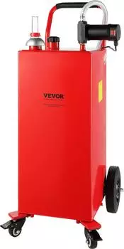 VEVOR Kraftstofftrolley 113,6L 23,5L/min für Diesel, Schmieröl, Benzin