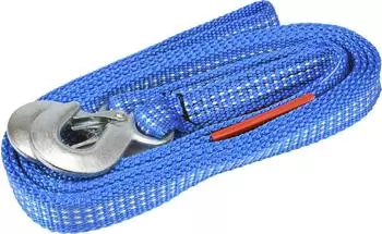 TOYA Abschleppgurt 2500kg, 4m, 2 Haken, blau (82233)