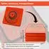 Trutzholm Faltbare Warnkegel 45cm, orange, reflektierend, 4er-Set (9543)