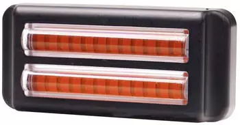 WAS Frontblitzer / Straßenräumer 12/24V orange (2469)