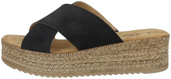 S.Oliver Damen Pantolette Logo blau