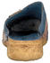 Gemini Pantoletten Leder Clogs Lochdesign 032463-02 blau