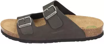 Dr. Brinkmann Pantolette Nubukleder grau