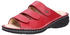 Finn Comfort Pantolette Hellas pomodore Leder Klettverschluss Riemen