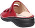 Finn Comfort Pantolette Hellas pomodore Leder Klettverschluss Riemen