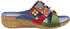 Gemini Clogs Leder Pantoletten Blümchendesign 032493-02