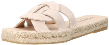 espadrij Pantolette Flecht-Optik beige